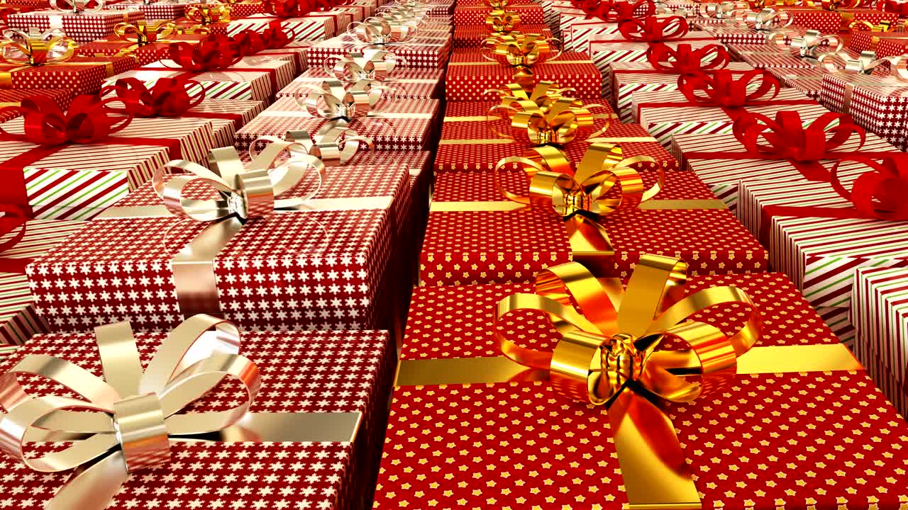 크리스마스 선물 쇼핑 컨셉