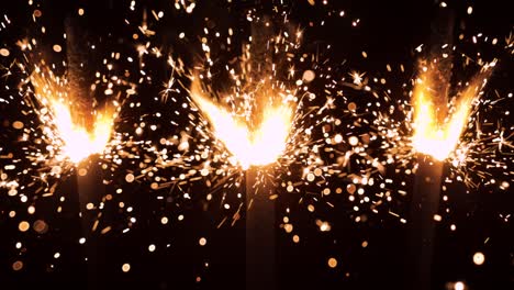 sparkler fireworks display