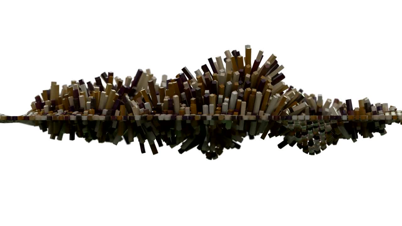 4K Abstract Cubic Mesh.