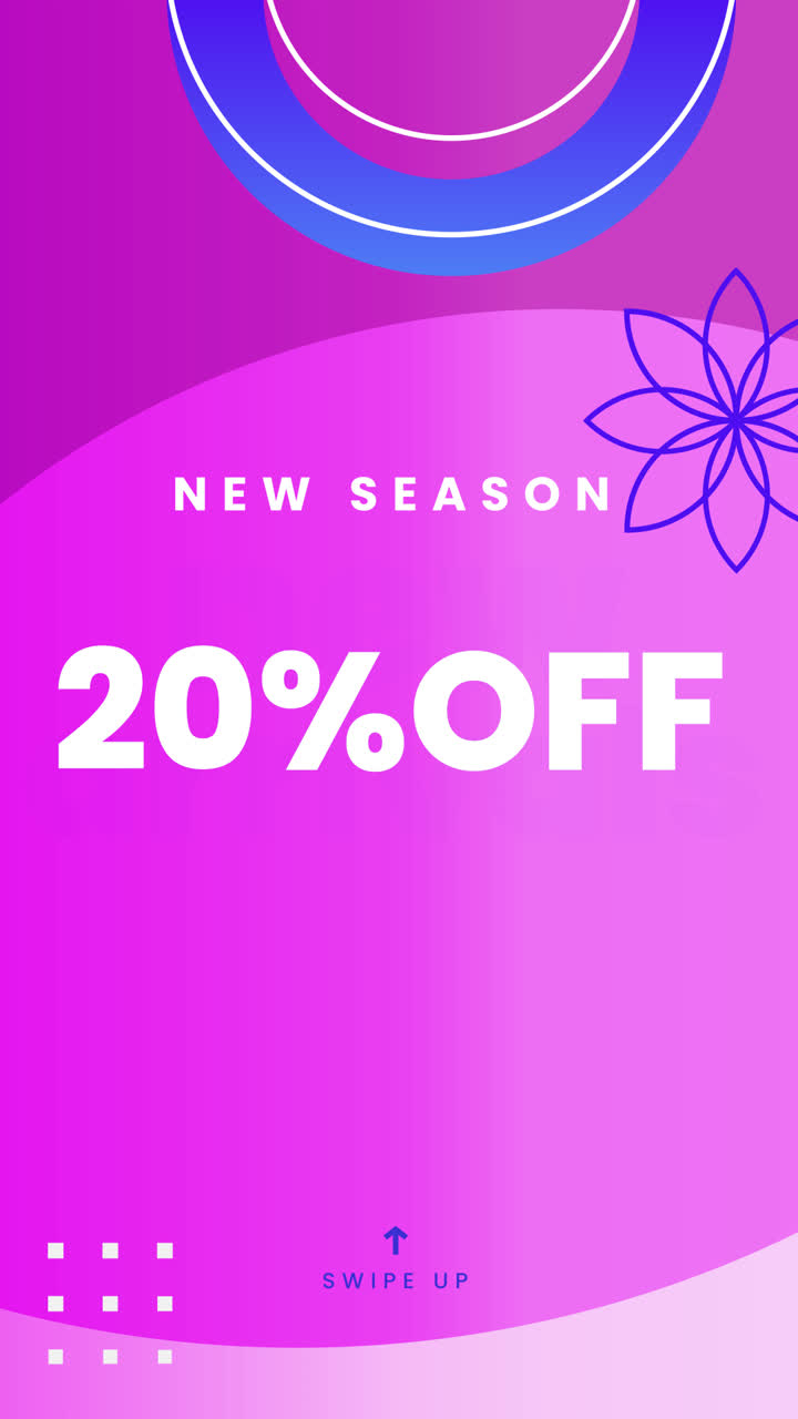 20% di Sconto Nuovi Arrivi - Locandina Promozione Moda