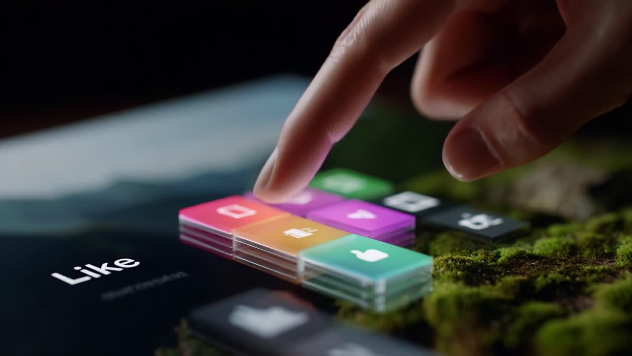 Exploring Digital Interaction: A Visual Representation of User Engagement through Touch Enabled Social Media Reaction Buttons and Their Impact on Communication