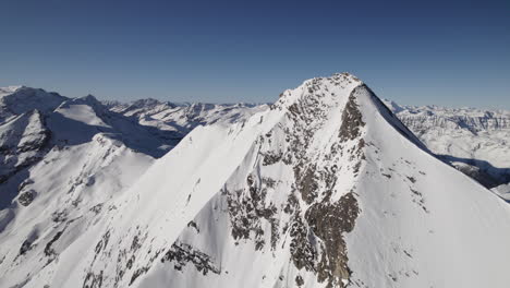 striking alp visuals of kitzsteinhorn mountain tauern austria aerial