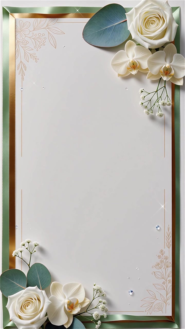 Minimalist Luxury Wedding Invitation Background