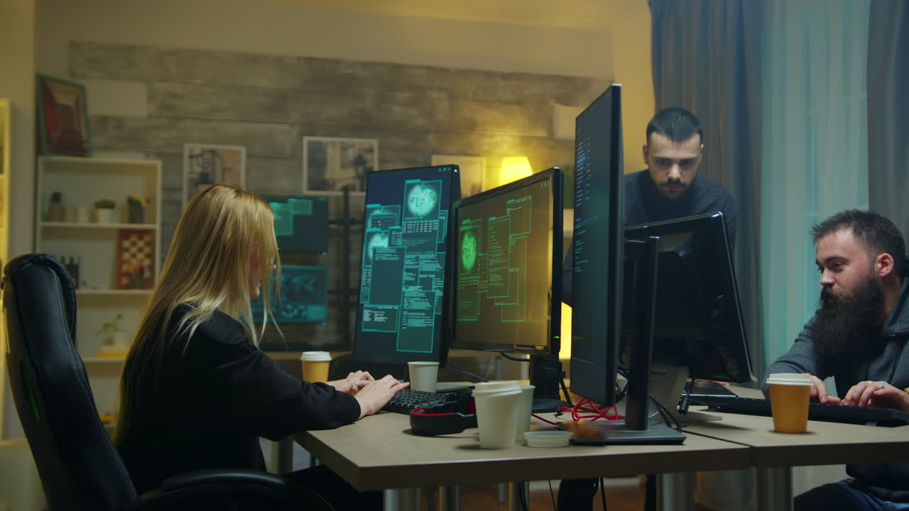 Wanted hacker girl and her team stealing from government