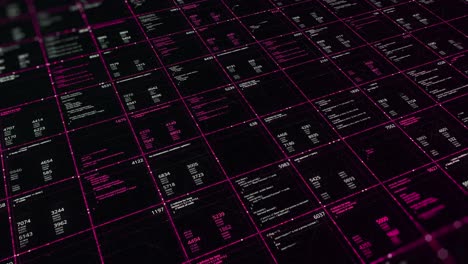 abstract digital data display