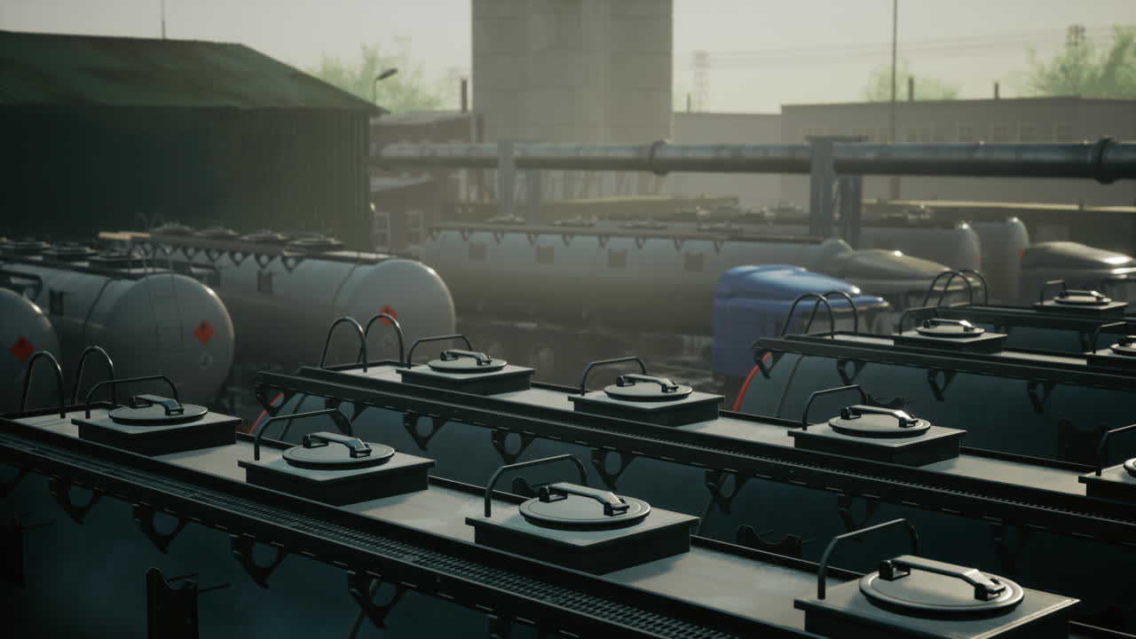 serbatoio di stoccaggio del carburante e camion per carichi sfusi