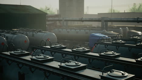 fuel storage tank and bulk truck