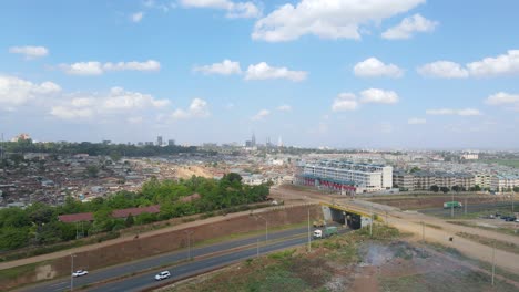 slums and poor district of the city kibera