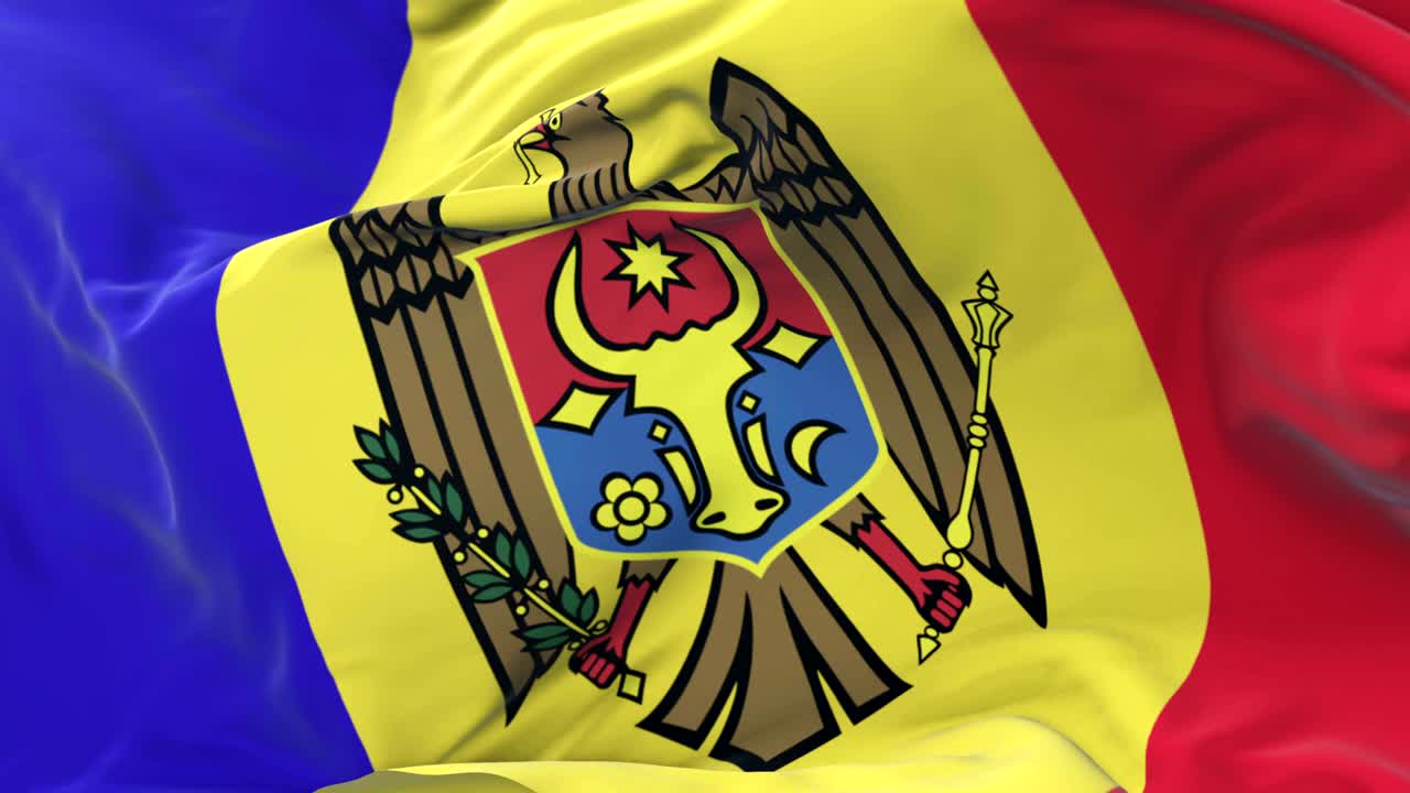 몰도바 발이 바람에 흔들리는 느린 파란 하늘, 루프