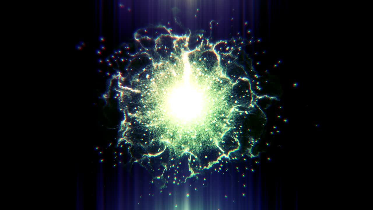 추상적인 환상적인 모양 애니메이션 배경