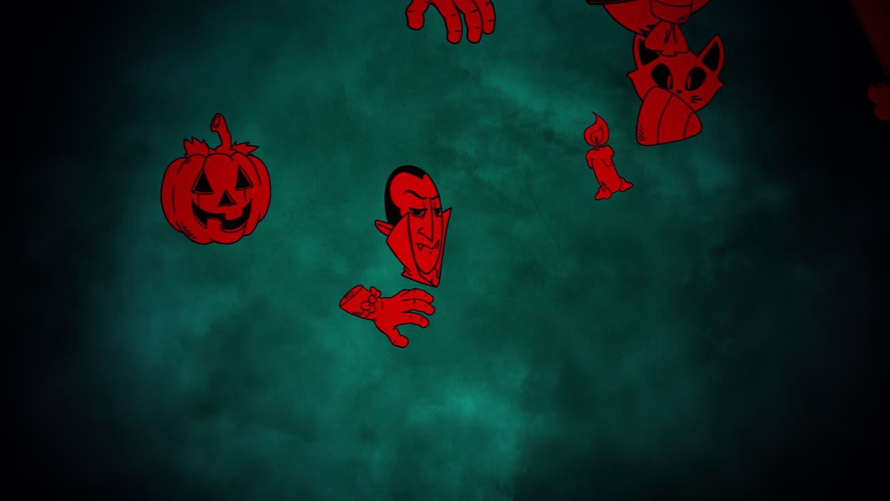 호박 13 할로윈 배경 애니메이션