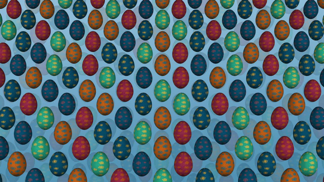 el fondo de los huevos de pascua.