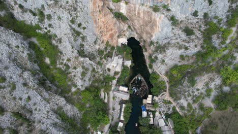 blagaj bosnia river in rock