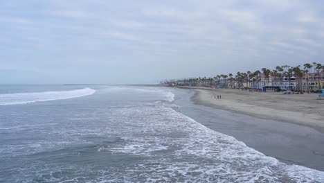 oceanside, california on an overcast morning