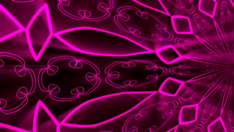 fondo abstracto púrpura. telón de fondo caleidoscopio. representación en 3d