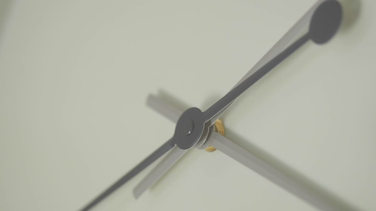 Clock hands showing the time