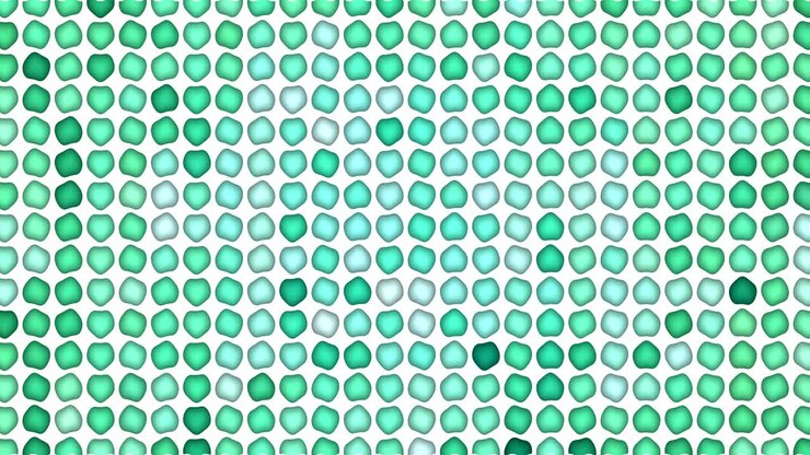 Abstract animation stylized green background