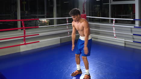 boxing training session