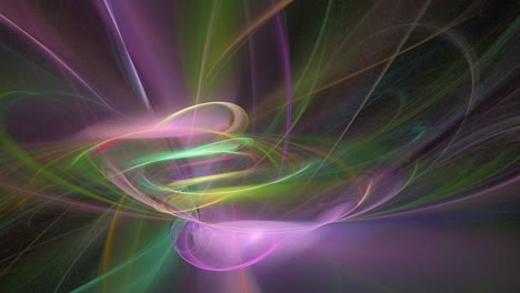 animación digital de una forma fractal en bucle