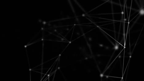 digital animation of network of connections against black background