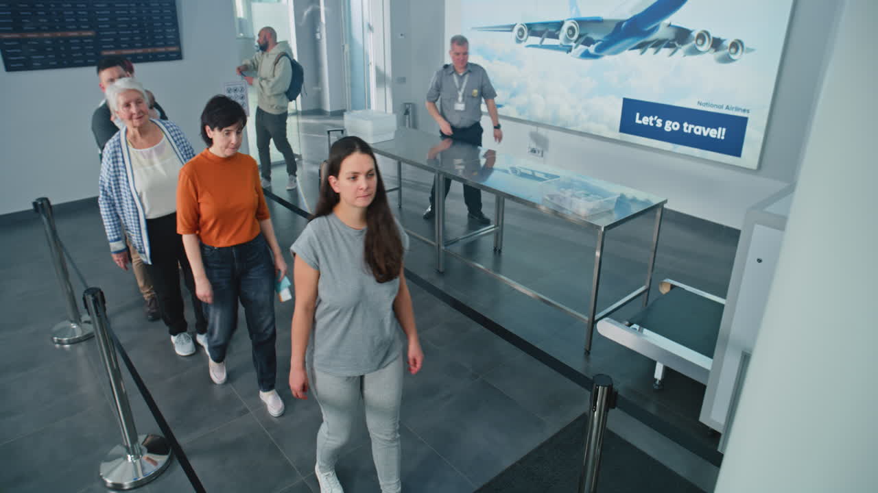 control de seguridad del aeropuerto