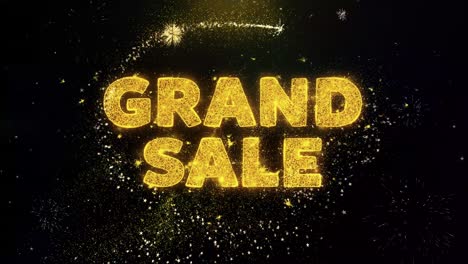 grand sale fireworks graphic design
