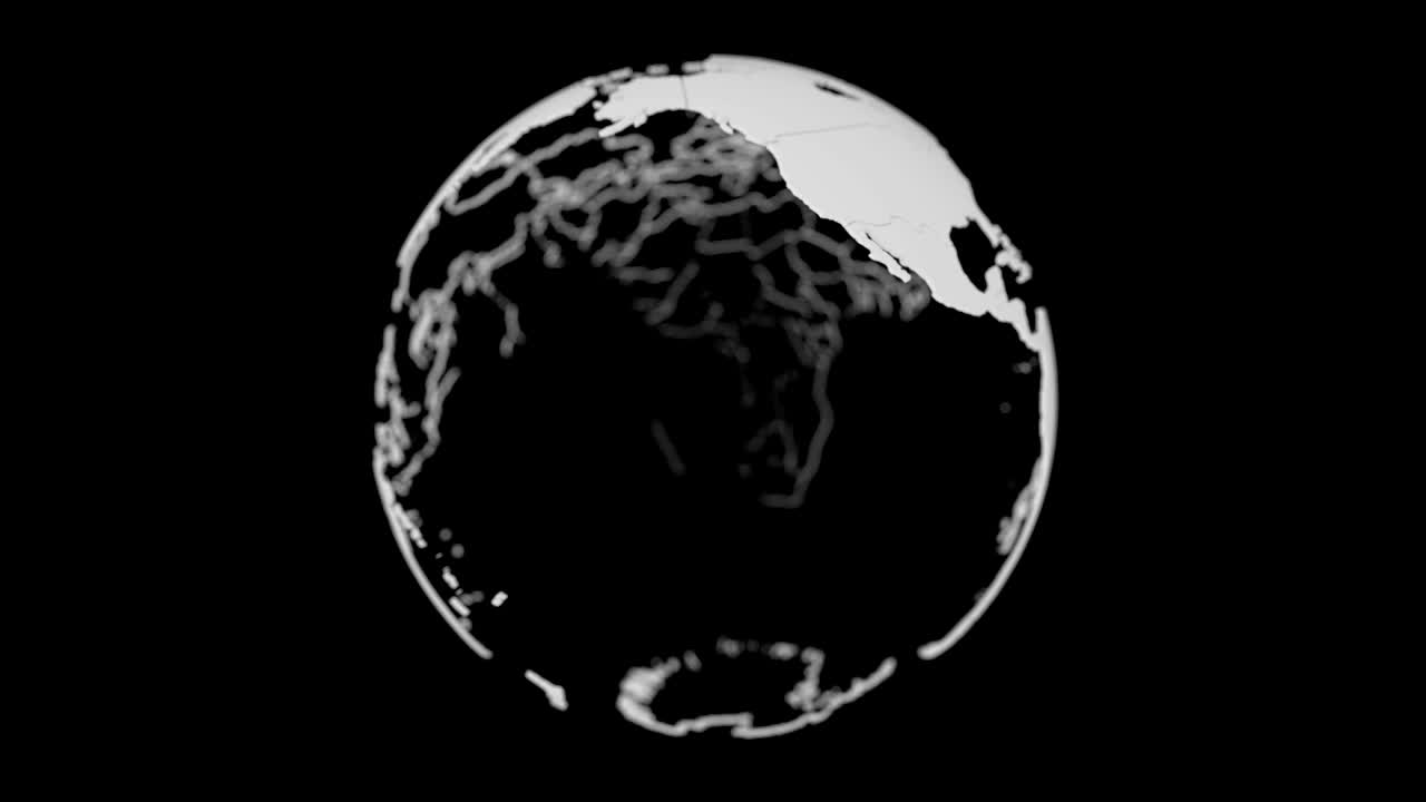 el mundo giratorio en bucle