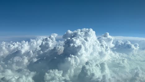 clouds from an aerial view