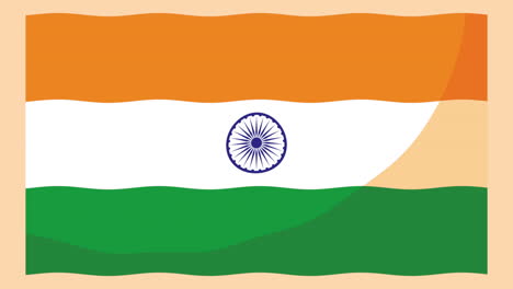 india independence day celebration with flag