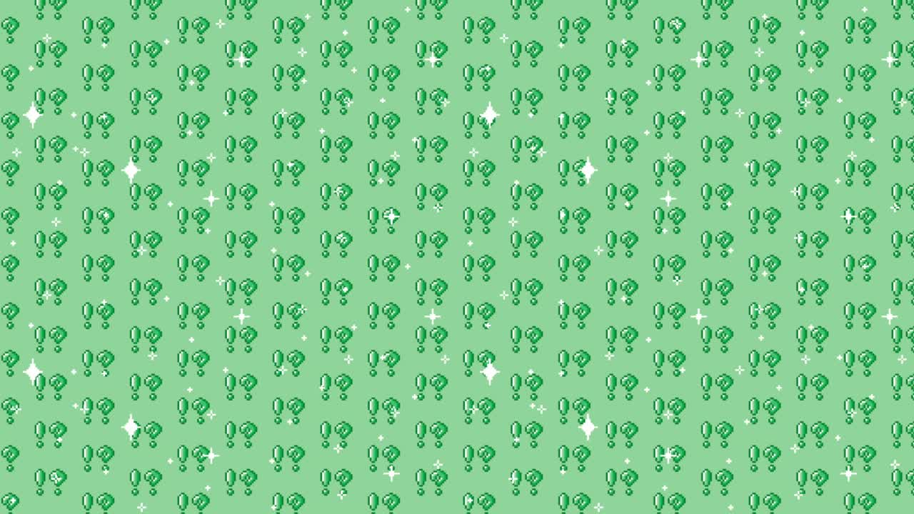 Motif point d’interrogation Pixel Art