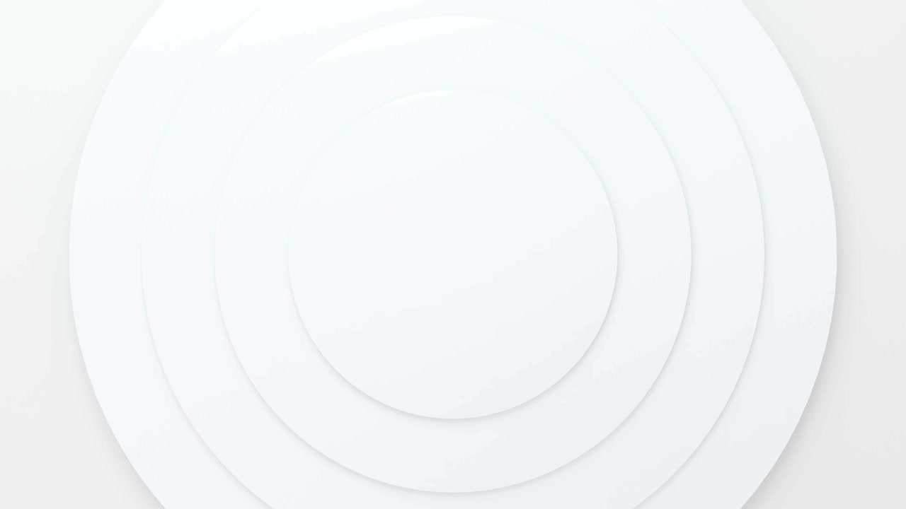 círculos blancos abstractos patrón de onda animación de fondo renderización en 3d