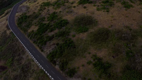 Vista-Aérea-Del-Pico-Do-Arieiro-Durante-La-Puesta-De-Sol