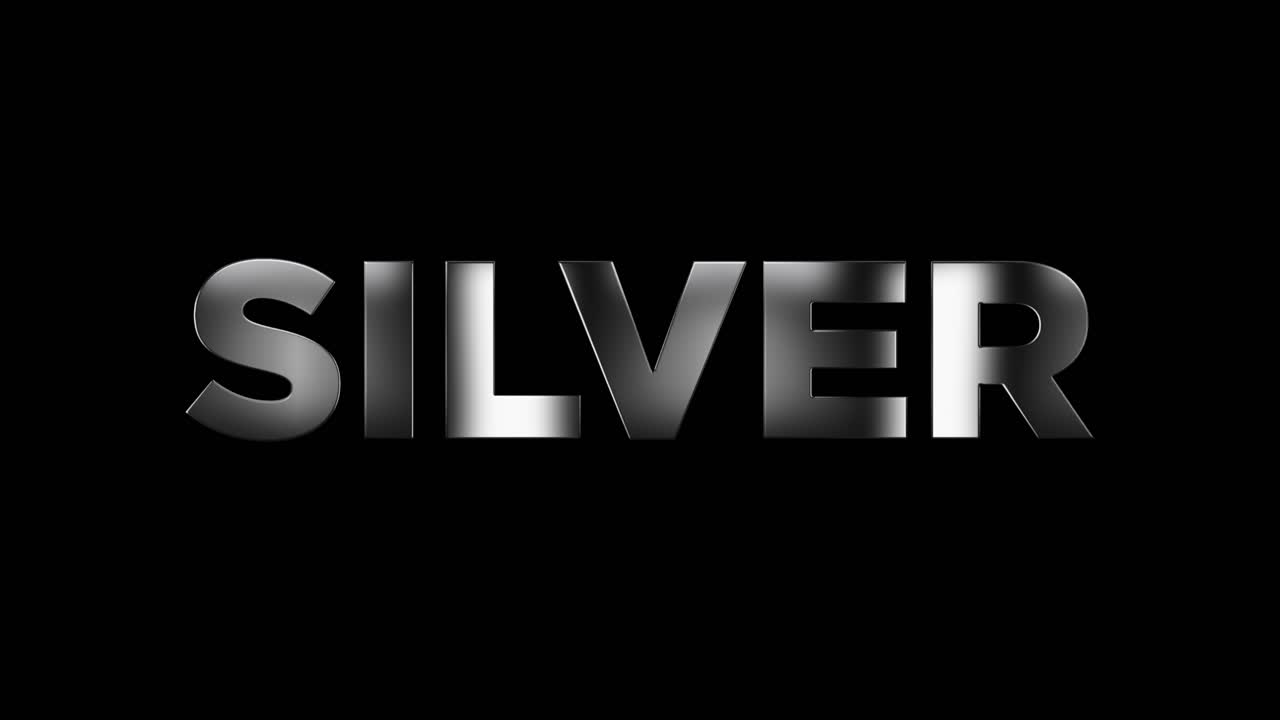 Silver Text