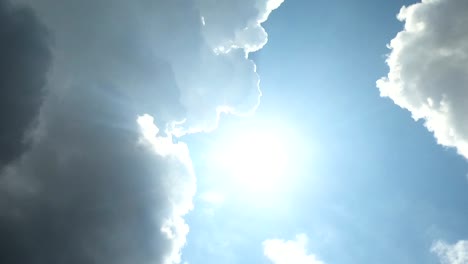 overcast sky,loop of stormy clouds. time lapse