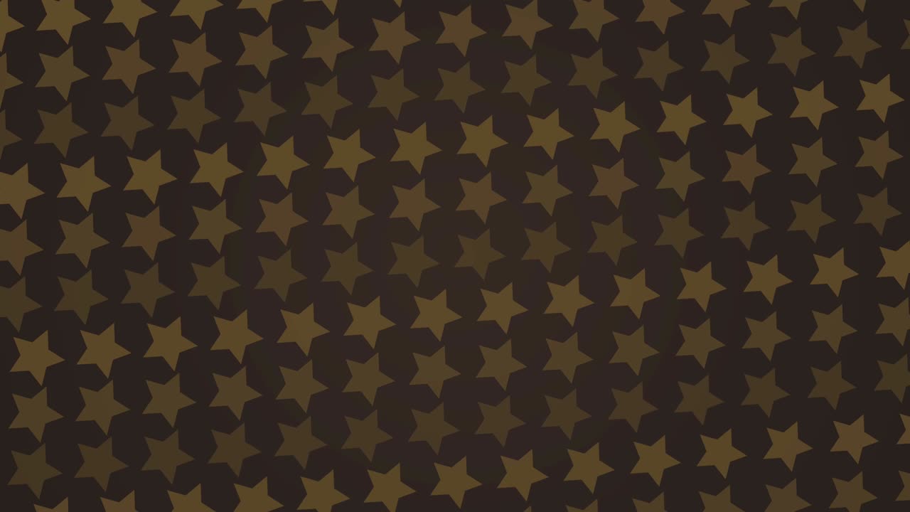 Animated background with rotating star shapes. Abstract