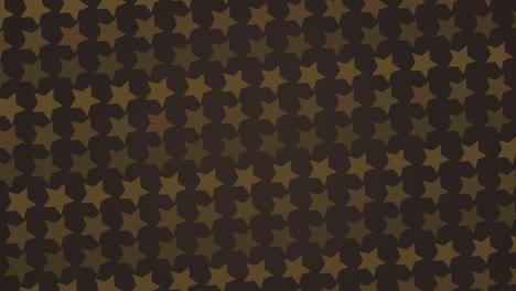 animated background with rotating star shapes. abstract