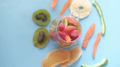 variedad de frutas secas