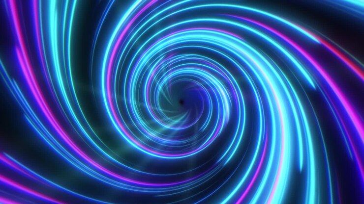 Show de VJ Fundo abstrato Loop brilhante em resolução 4K