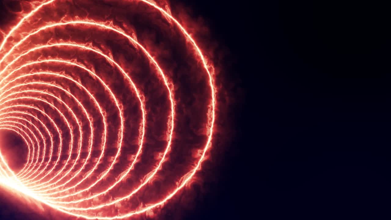 3d 서클 터널 애니메이션 모션 그래픽