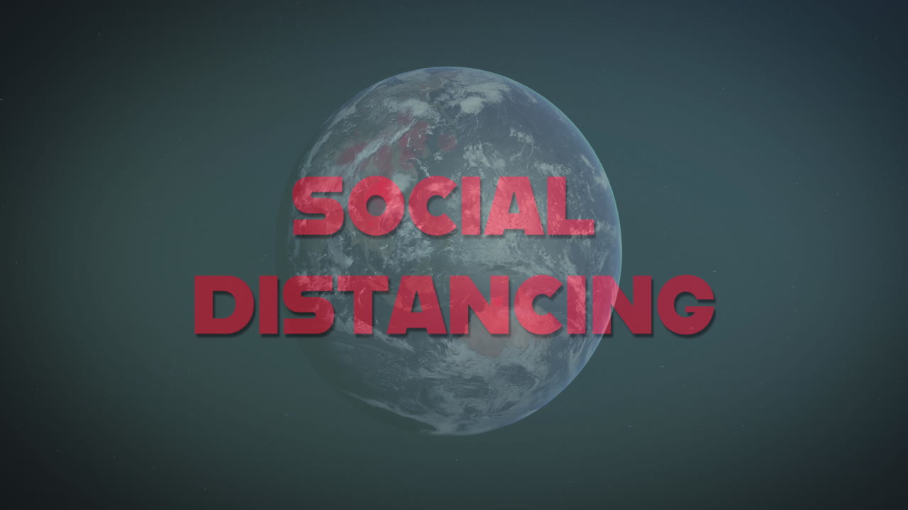 текст о социальном дистанцировании на глобусе