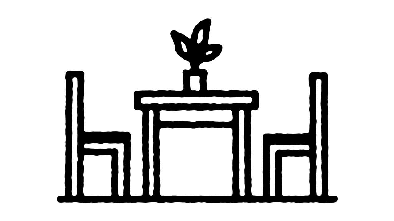 사회적 기업가들 (social entrepreneurs) 도들 라인 아이콘 애니메이션