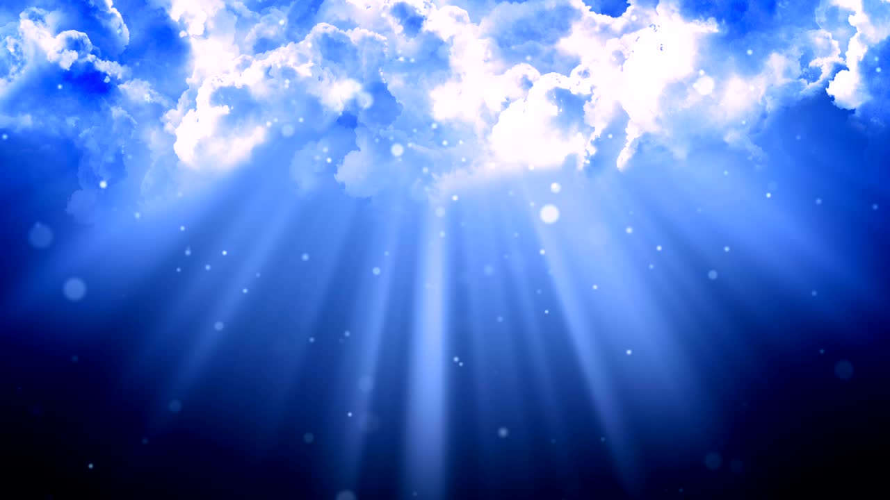 축복하는 가운 구름