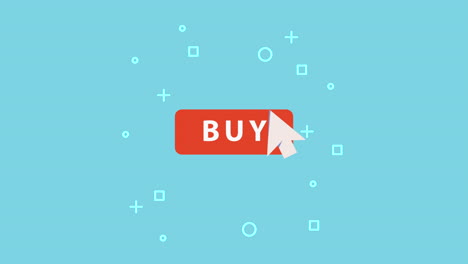 buy button ecommerce market animation