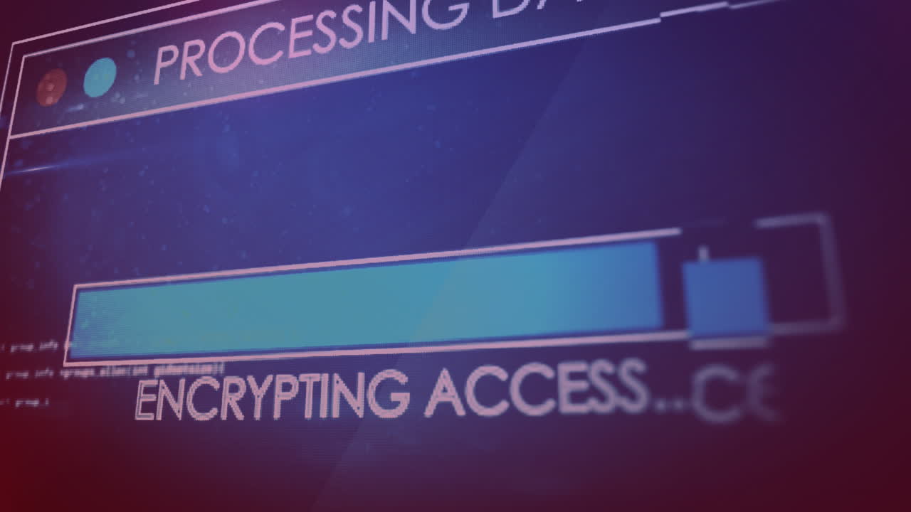 Animation of interface messages processing on computer desktop