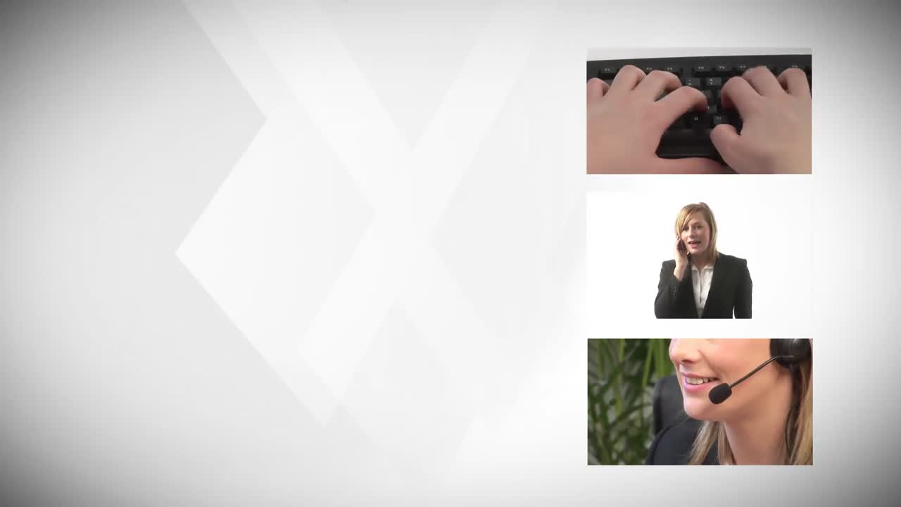 mujer de negocios que trabaja en el interior