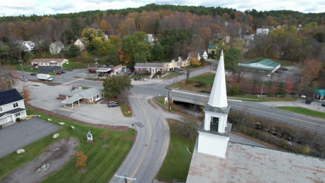 Iglesia-Metodista-Unida,-Punto-De-Referencia-De-Sunapee,-New-Hampshire,-Ee.uu.