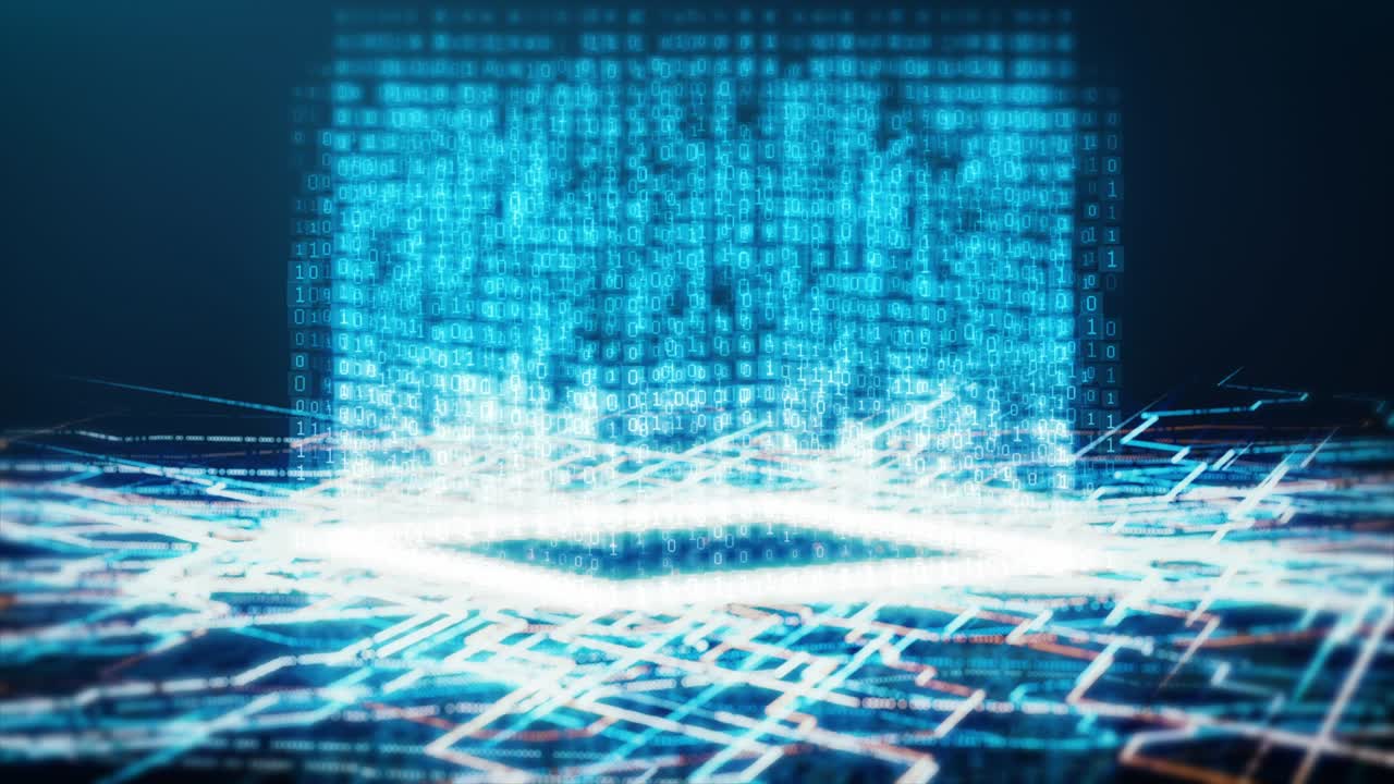 cpu binaria en la placa electrónica