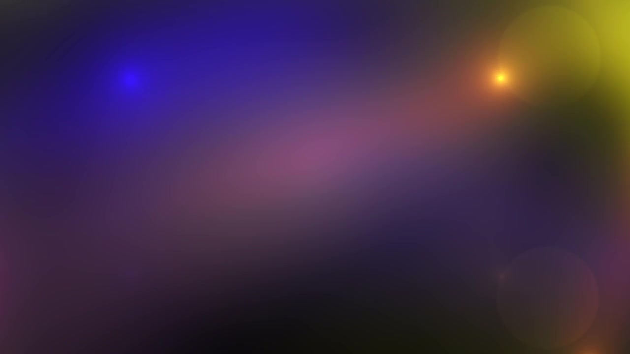Abstract Motion Background with Glowing Yellow and Purple Light Leaks