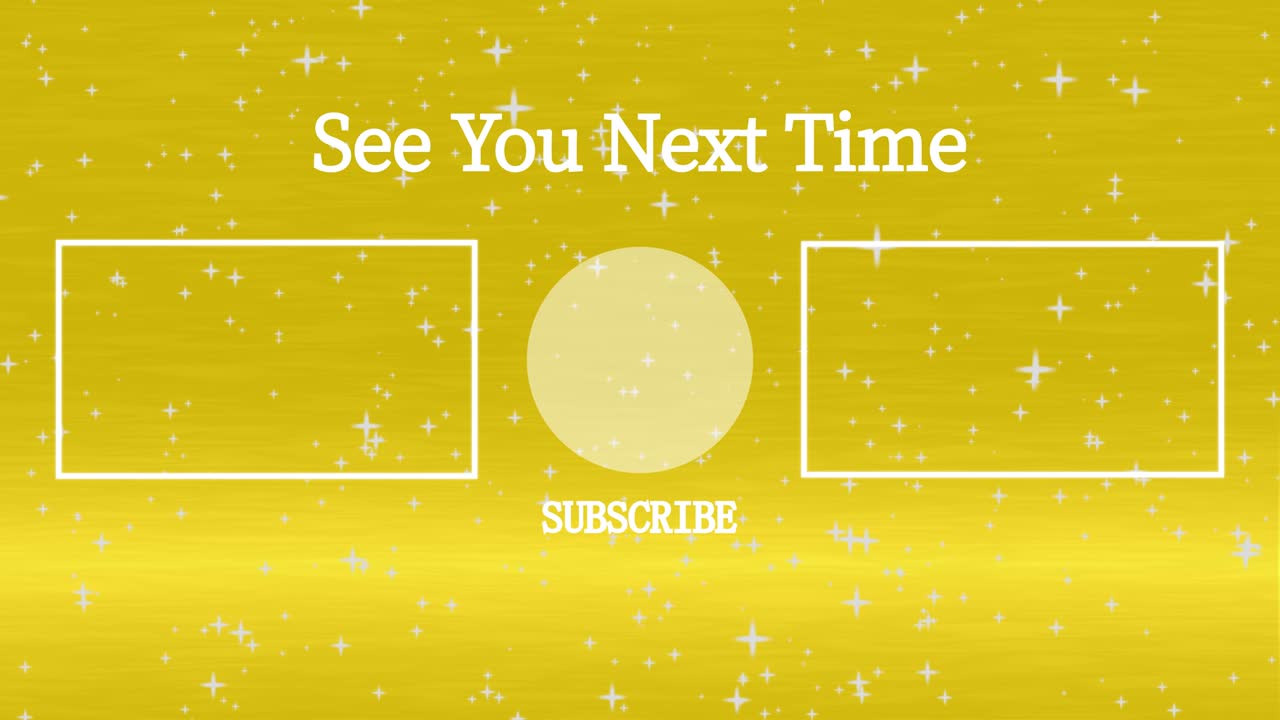 럭셔리 엔드 카드 엔딩 스크린 모션 그래픽