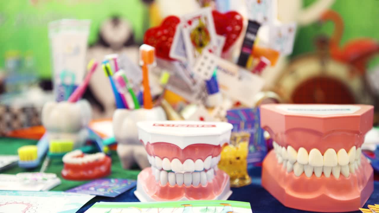 치과 건강 교육 디스플레이